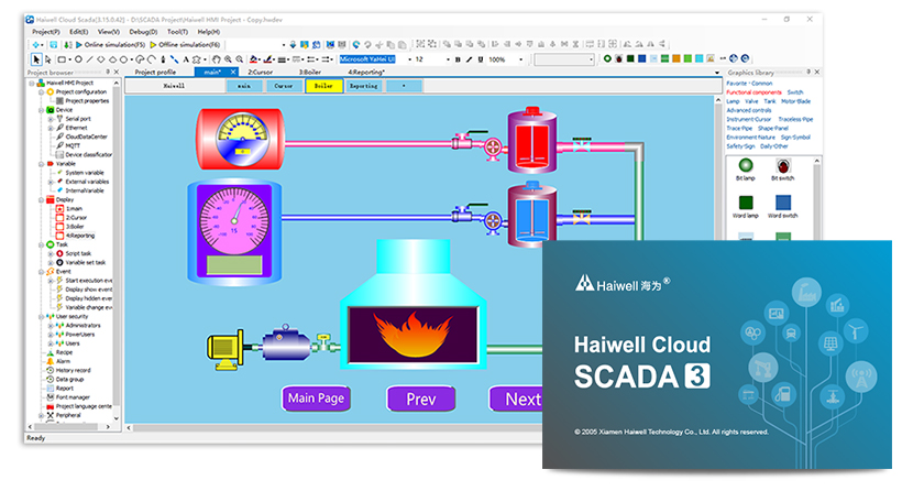 Haiwell海爲(wéi / wèi)雲組态軟件 Cloud SCADA